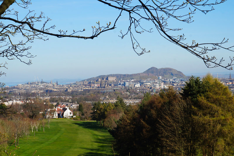 Rest And Be Thankful viewpoint, Corstorphine Hill, Edinburgh, Scotland
