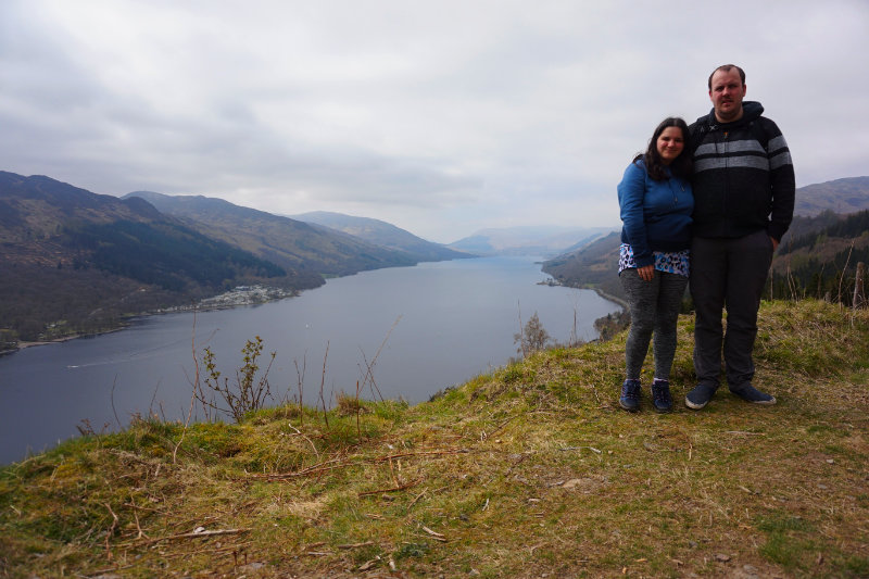 Ash & me at Loch Earn, Trossachs, Scotland