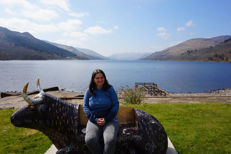 Me at Loch Earn, Trossachs, Scotland