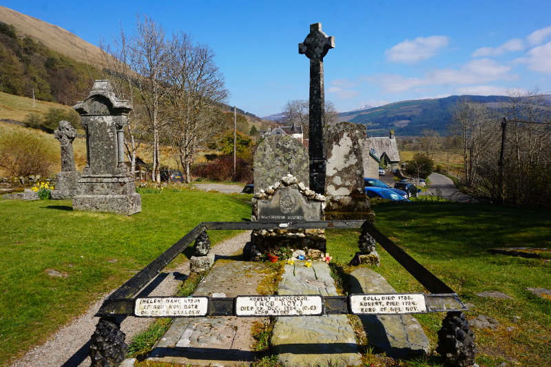 Rob Roy's grave, Balquhidder, Scotland