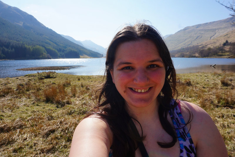 Me at Loch Doine, Trossachs, Scotland