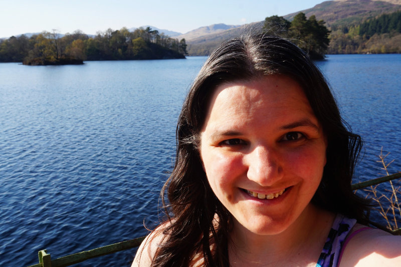 Me at Loch Katrine, Trossachs, Scotland