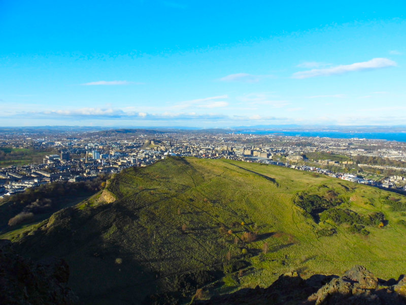 View from Arthur's Seat, Edinburgh, Scotland