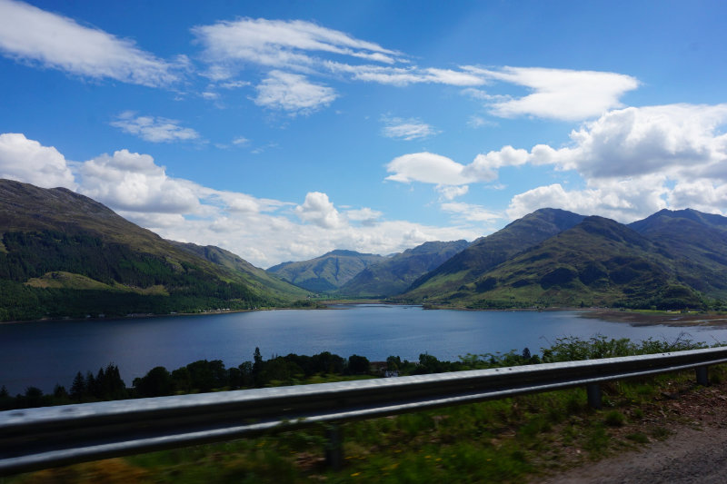 Ratagan viewpoint over Loch Alsh, Scotland