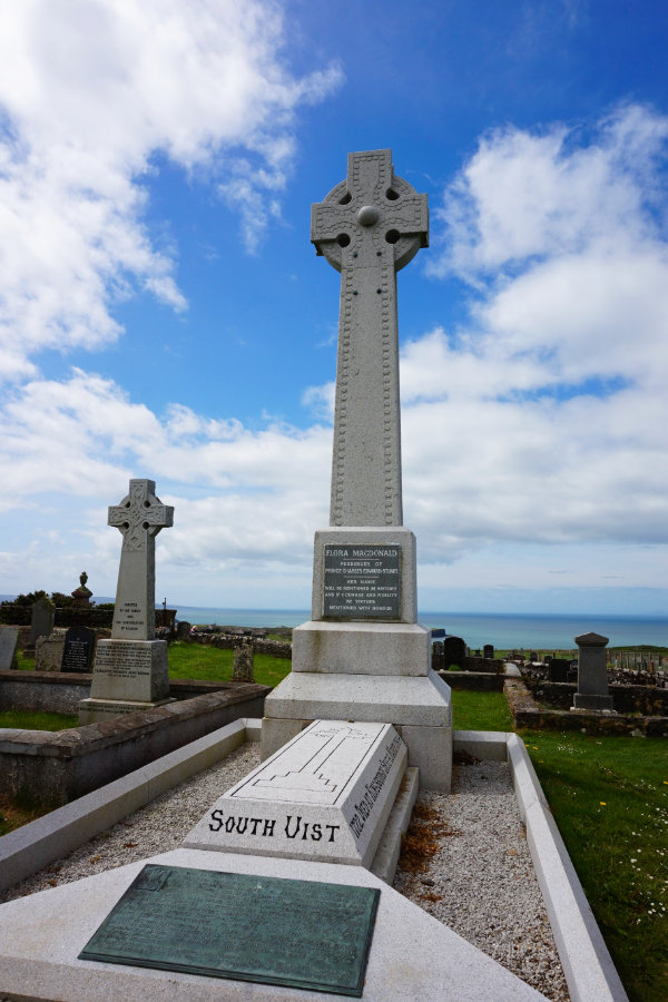 Flora MacDonald grave, Kilmuir, Skye, Scotland