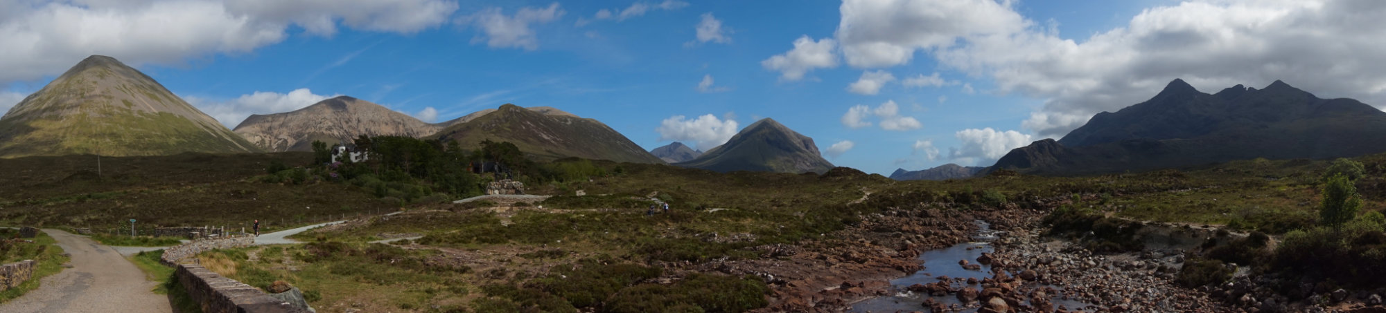 Panorama from Sligachan, Skye, Scotland