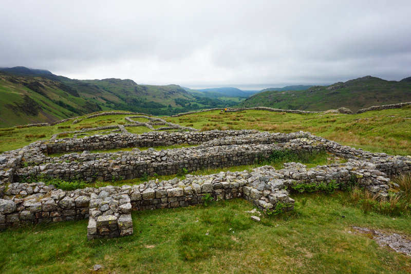Hardknott Roman Fort, Lake District, England