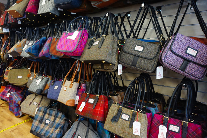 Harris Tweed shop, Tarbert, Isle Of Harris, Scotland