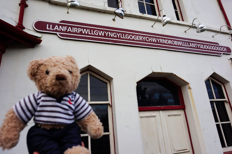 Llanfairpwll train station, Wales