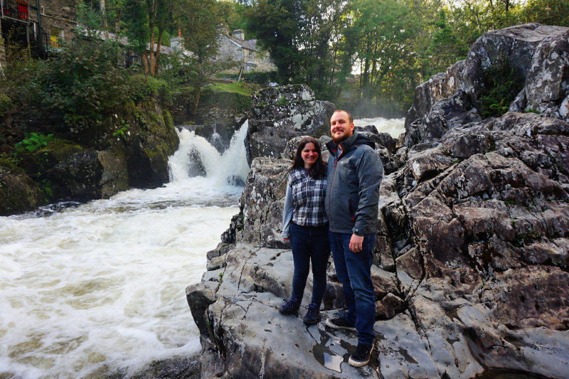 Waterfalls at Betws-y-Coed, Snowdonia, Wales