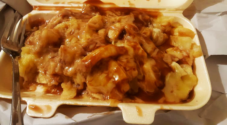 Chips, cheese & gravy on the Isle Of Man
