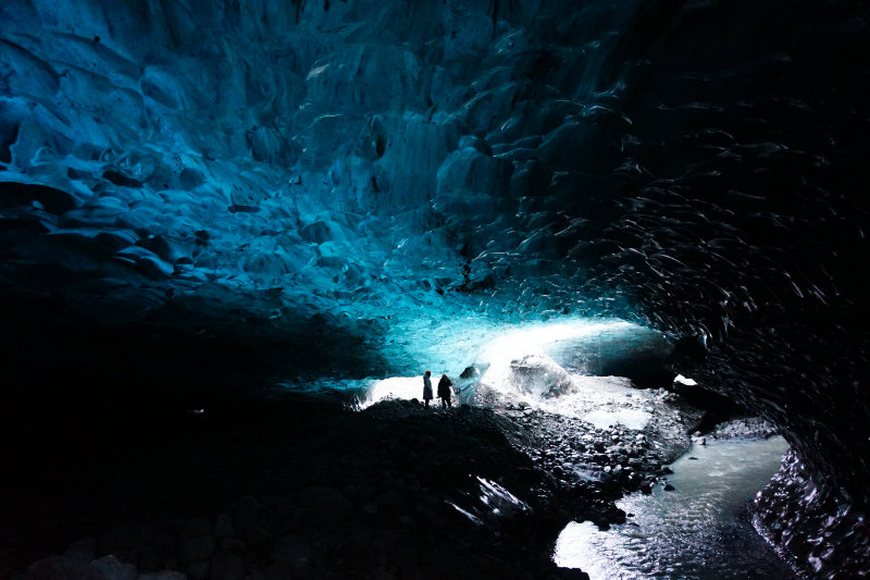 Ice cave tour, Vatnajokull, Iceland