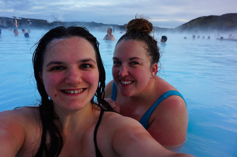 Relaxing in the Blue Lagoon, Iceland