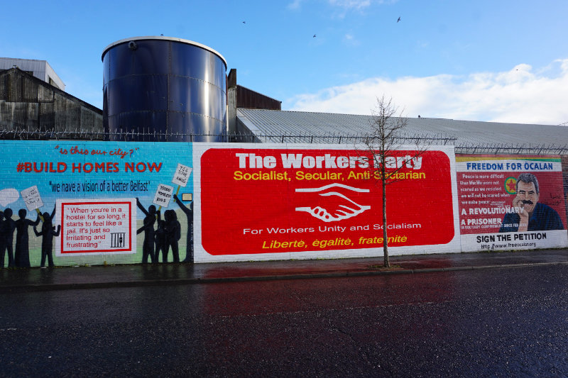 Political murals, Belfast, Northern Ireland