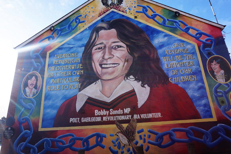 Bobby Sands mural, Belfast, Northern Ireland