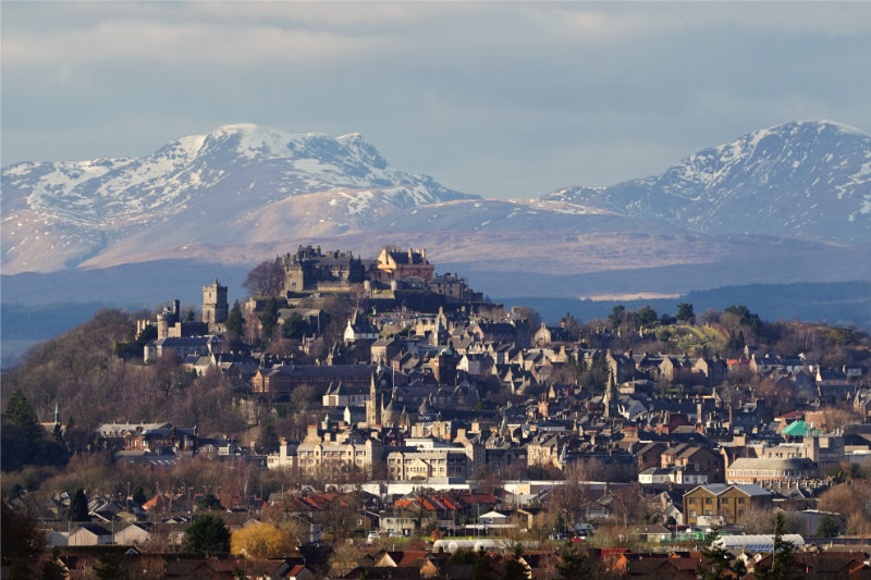 View over Stirling, Scotland