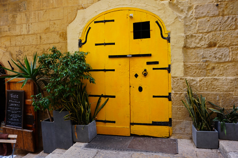 Door in Valletta, Malta