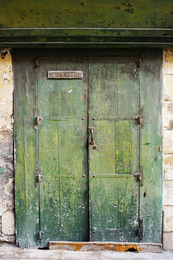 Door in Valletta, Malta