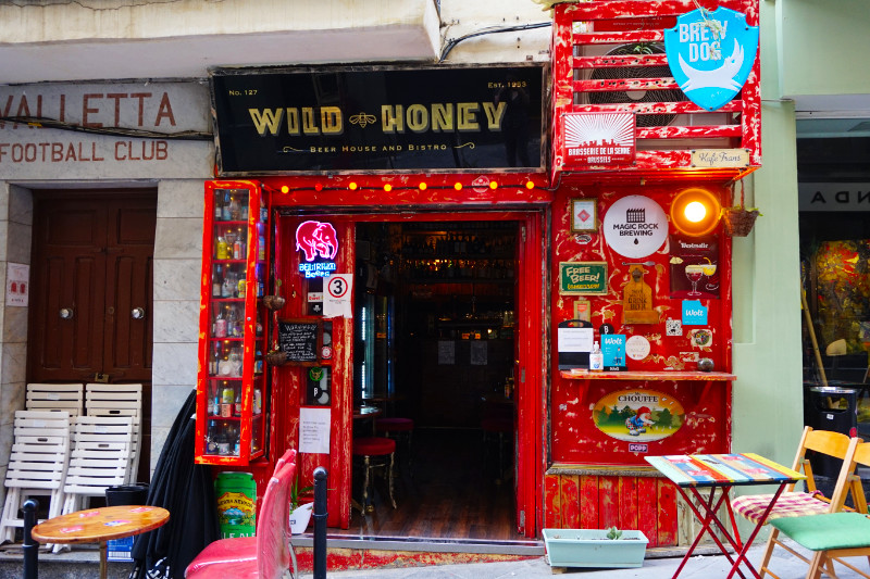 Wild Honey bar, Valletta, Malta