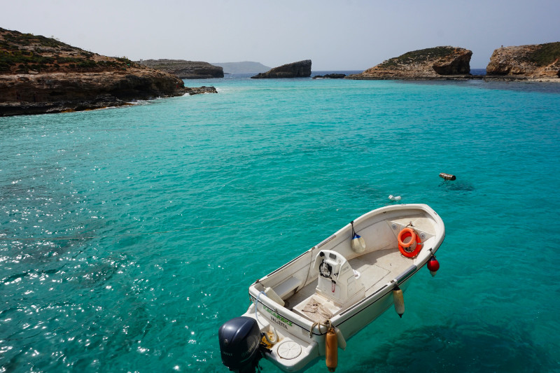 Blue lagoon, Comino, Malta