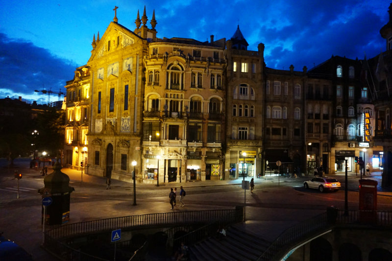 View from the Passenger hostel, Porto, Portugal