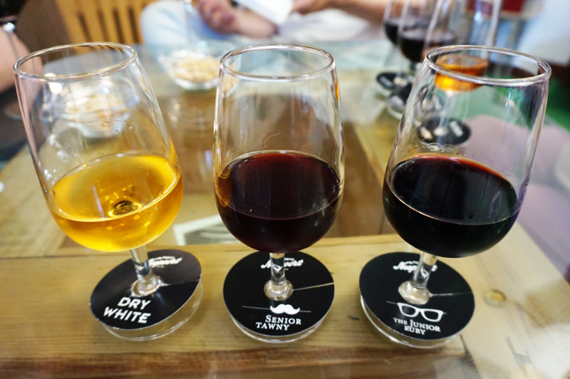 Port tasting at 3+ Arte, Gaia / Porto, Portugal