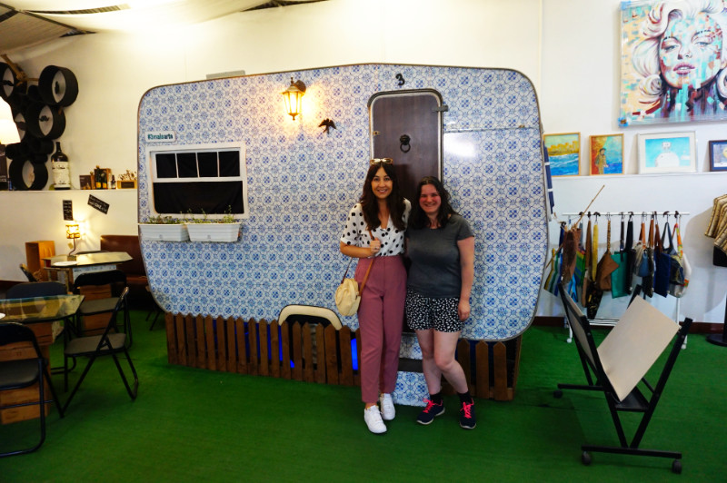 Hanging out with Caroline, Porto, Portugal