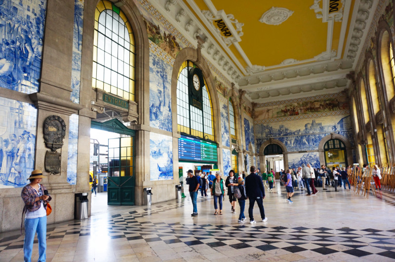 Sao Bento train station, Porto, Portugal