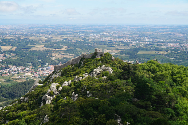 Moorish Castle from Pena Palace, Sintra, Portugal