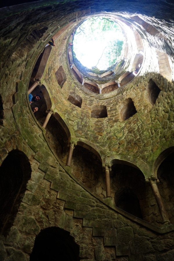 Initation well at Quinta da Regaleira, Sintra, Portugal