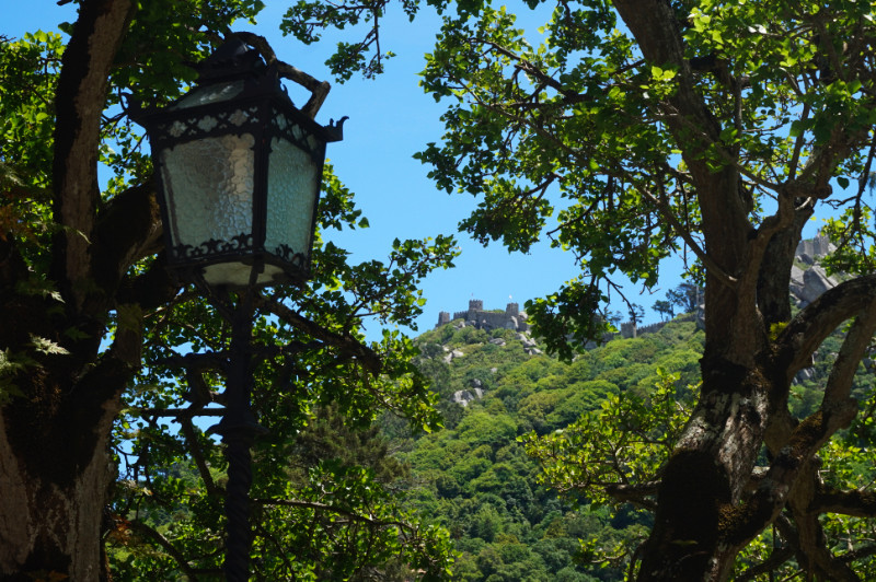Castle from Quinta da Regaleira, Sintra, Portugal