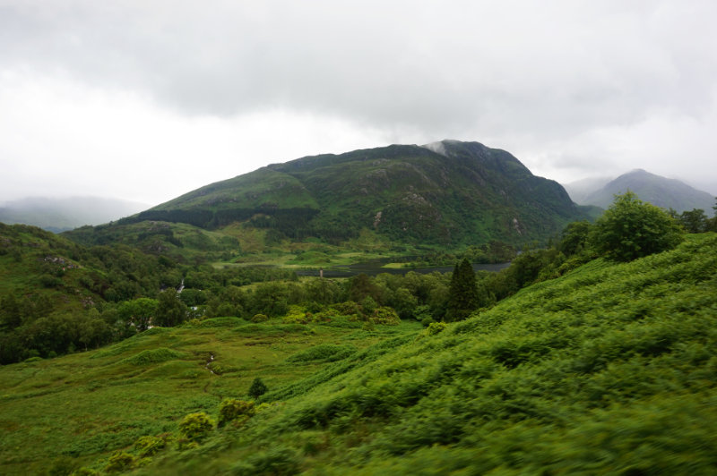 Scenery from the Harry Potter train, Scotland