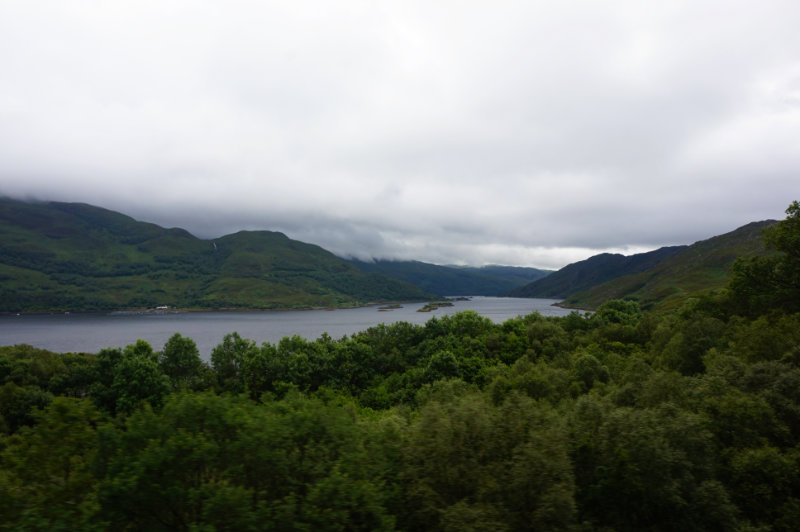 Scenery from the Harry Potter train, Scotland