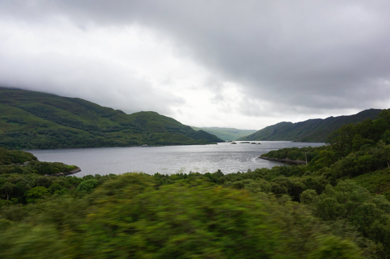 Scenery from the Harry Potter train, Scotland