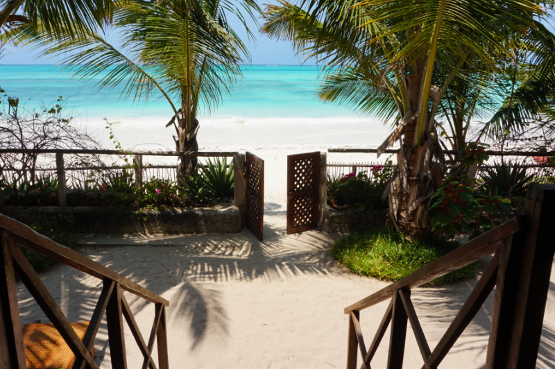 Beach hotel Hekaya in Zanzibar, Tanzania
