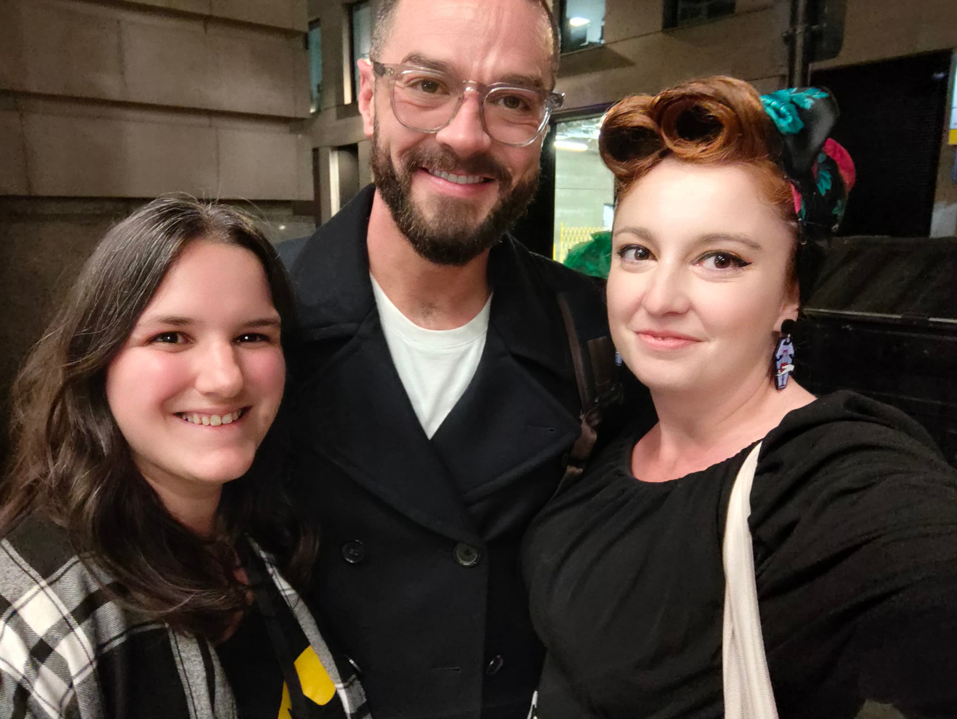 Us with Matt Willis outside 2:22, London