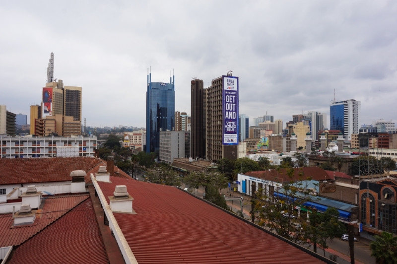 View of the city from the Sarova Stanley, Nairobi, Kenya