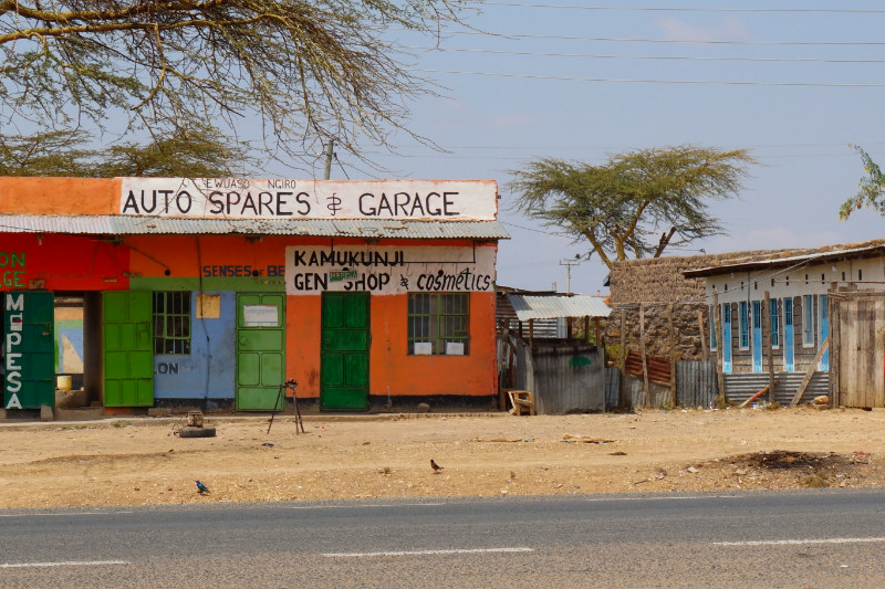 Shop in rural Kenya