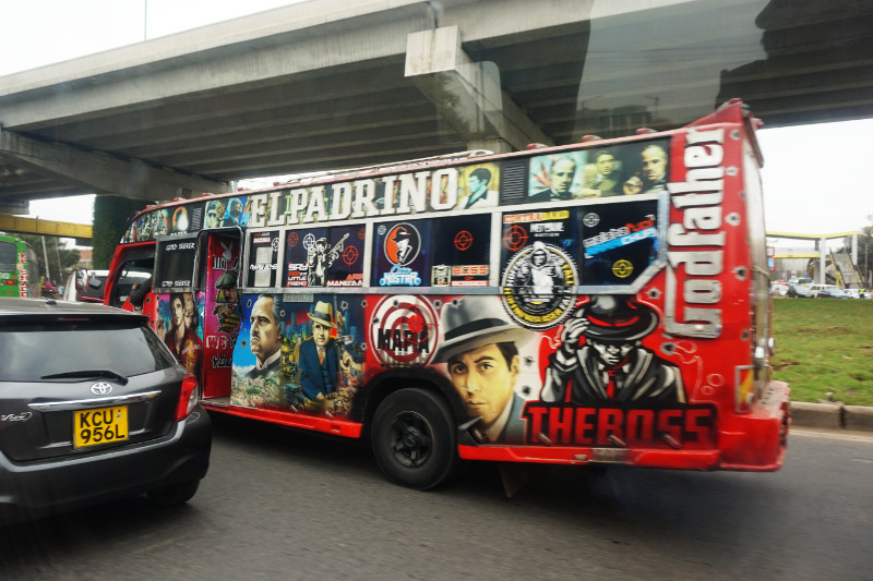 Bus in Nairobi, Kenya