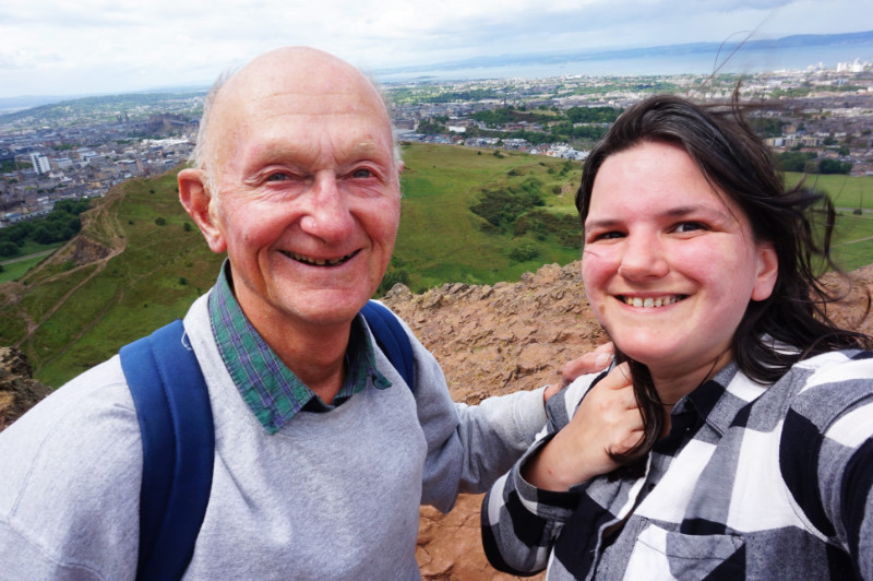 Climbing Arthur's Seat in Edinburgh