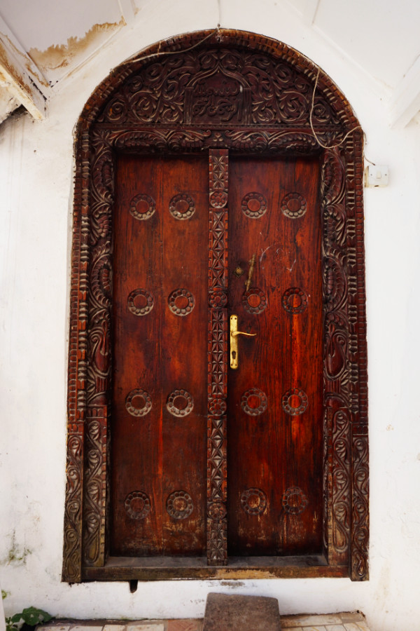 Zanzibari door, Stone Town, Zanzibar, Tanzania