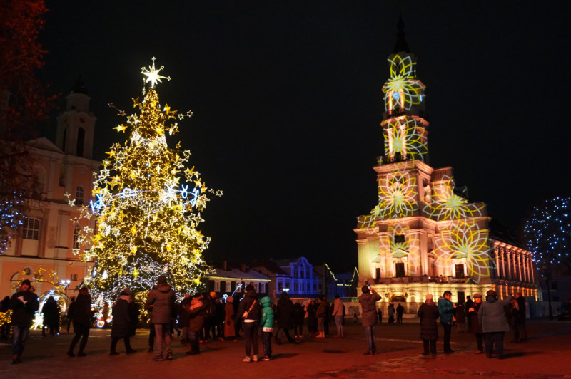 Christmas in the Old Town Square, Kaunas, Lithuania