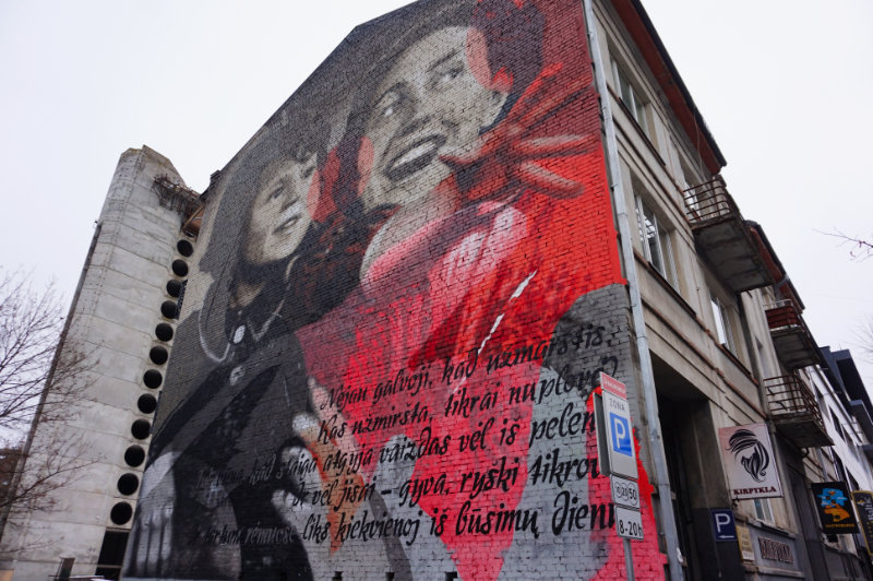 Street art, Kaunas, Lithuania