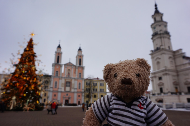 Gulliver in the Old Town Square, Kaunas, Lithuania