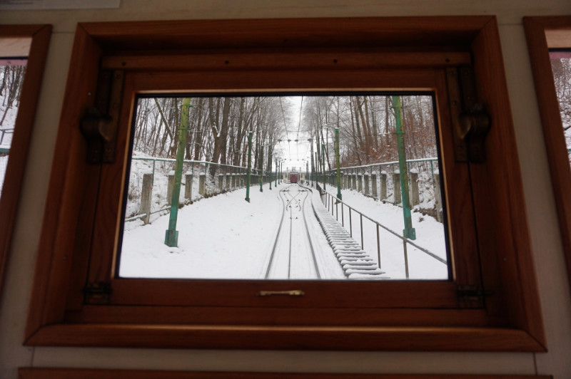 Aleksoto funicular, Kaunas, Lithuania