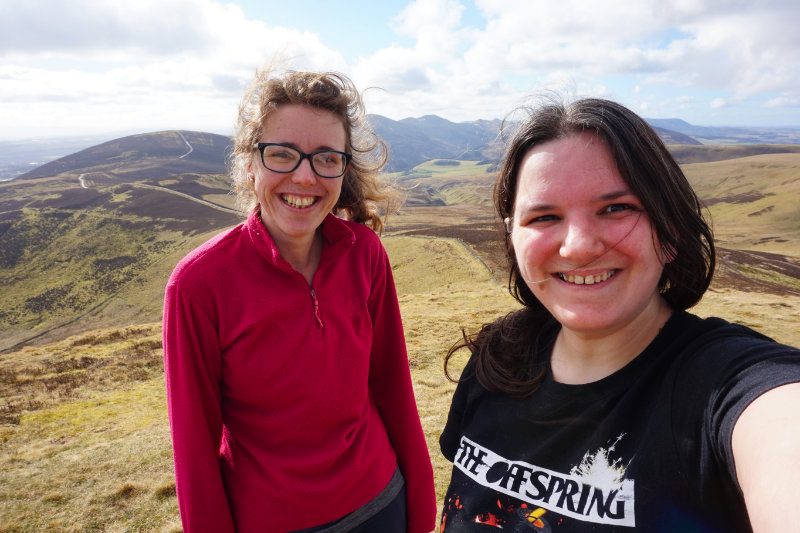 Allermuir Hill with Rosie