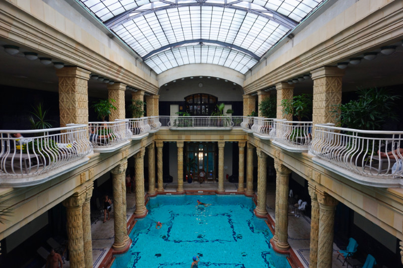 Gellert spa baths, Budapest, Hungary