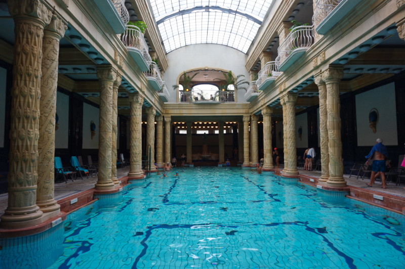 Gellert spa baths, Budapest, Hungary