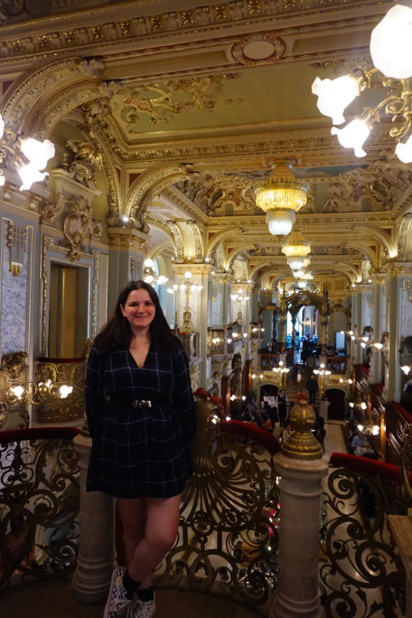 Me in the New York Cafe, Budapest, Hungary