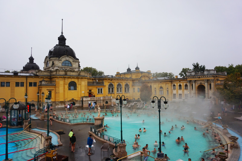 Szechenyi baths, Budapest, Hungary